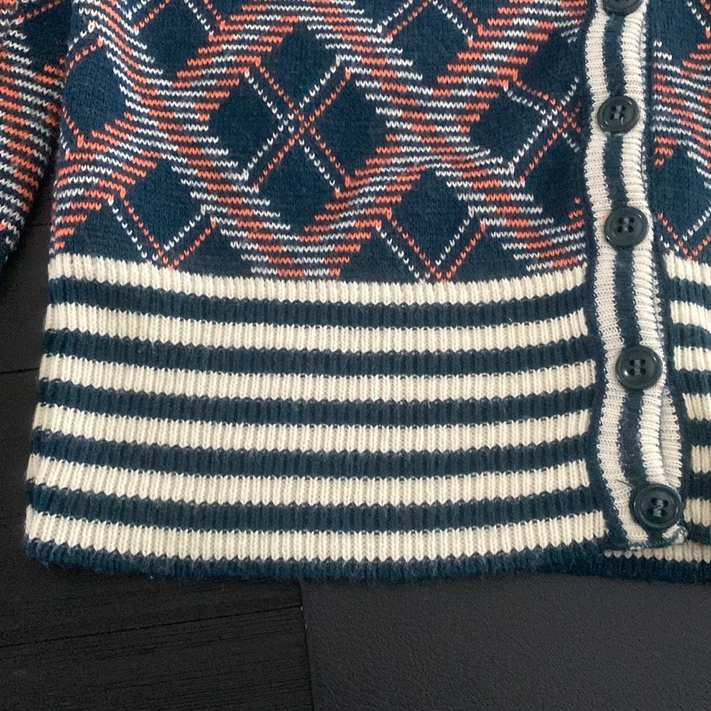 Patterned Sweater Cardigan - image 5